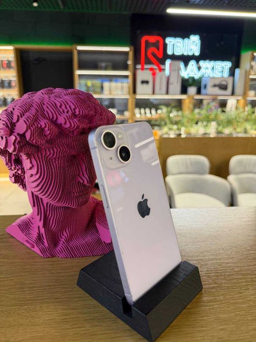 iPhone 14 256 ГБ Purple | Стан 8.5/10 | АКБ 100% (сертифікована заміна) | Гарантія