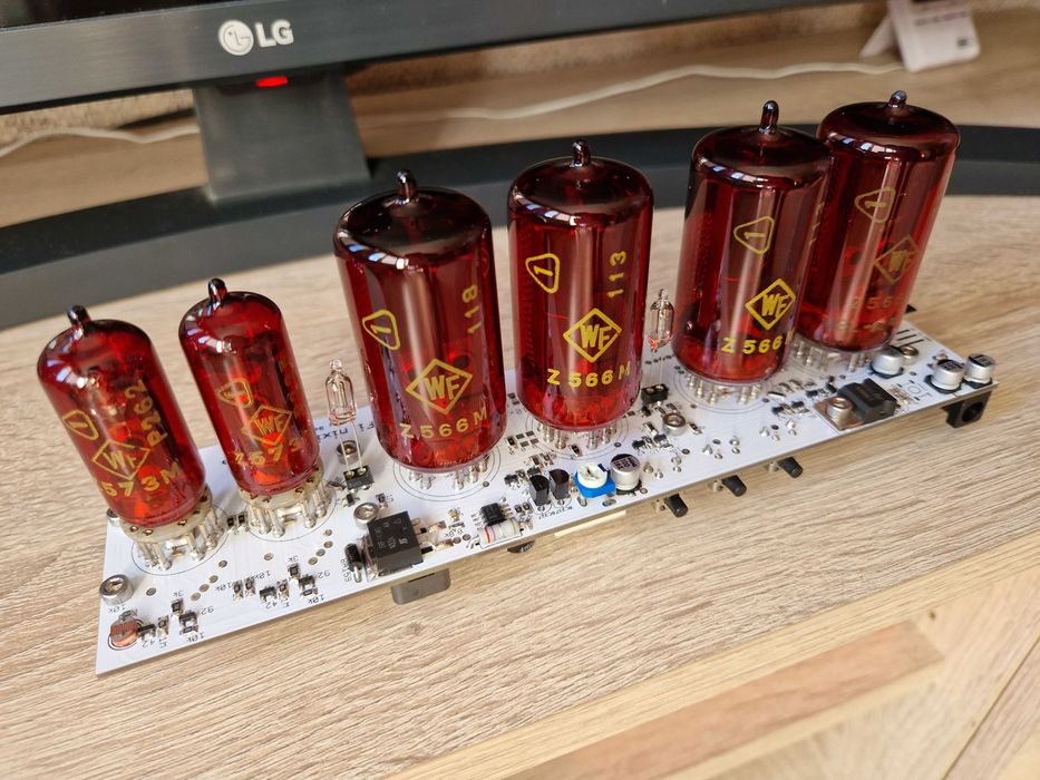 Zegar nixie z566m + z573m WiFi NTP BEZ LAMP