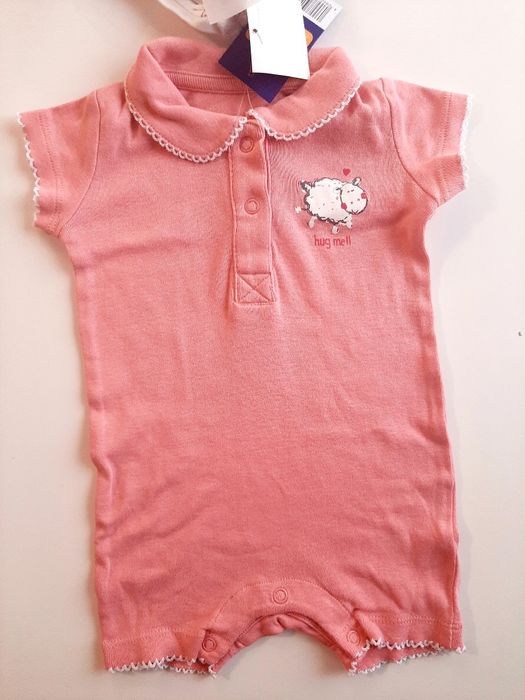 Rampers 2szt. piżamka r. 50 r.56 bawełna 100%