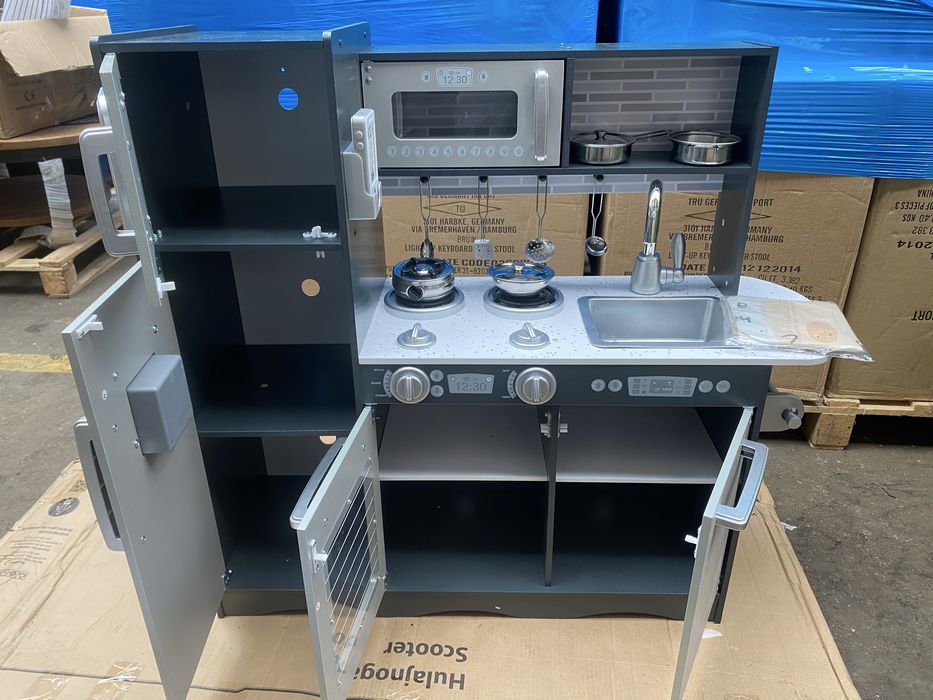 Дерев’яна іграшкова кухня для дітей нова Детская кухня