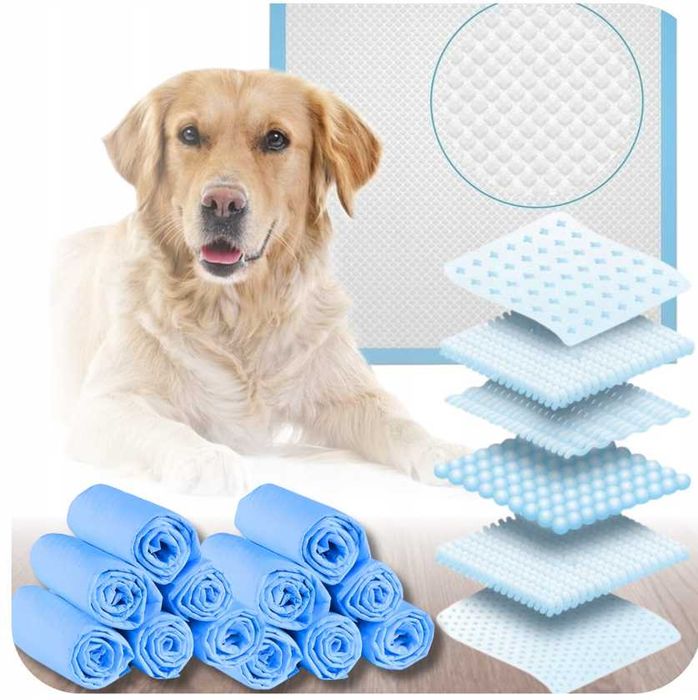 Podkłady higieniczne XXL dla psa i kota – 50 szt., super chłonne