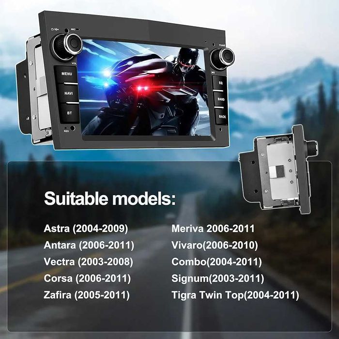 Auto Radio android com carplay 2Gb Ram + 64 Gb Memória