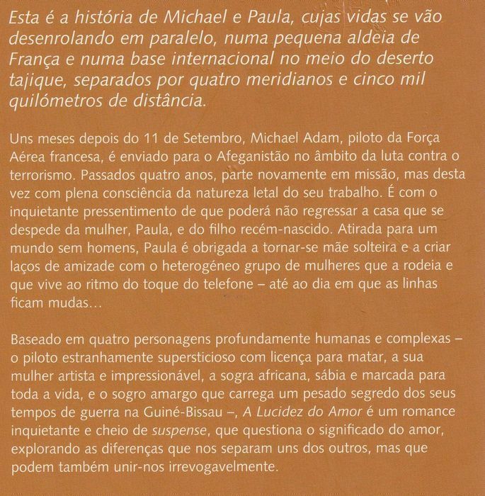 Livro A Lucidez do Amor de Tânia Ganho [Portes Grátis]