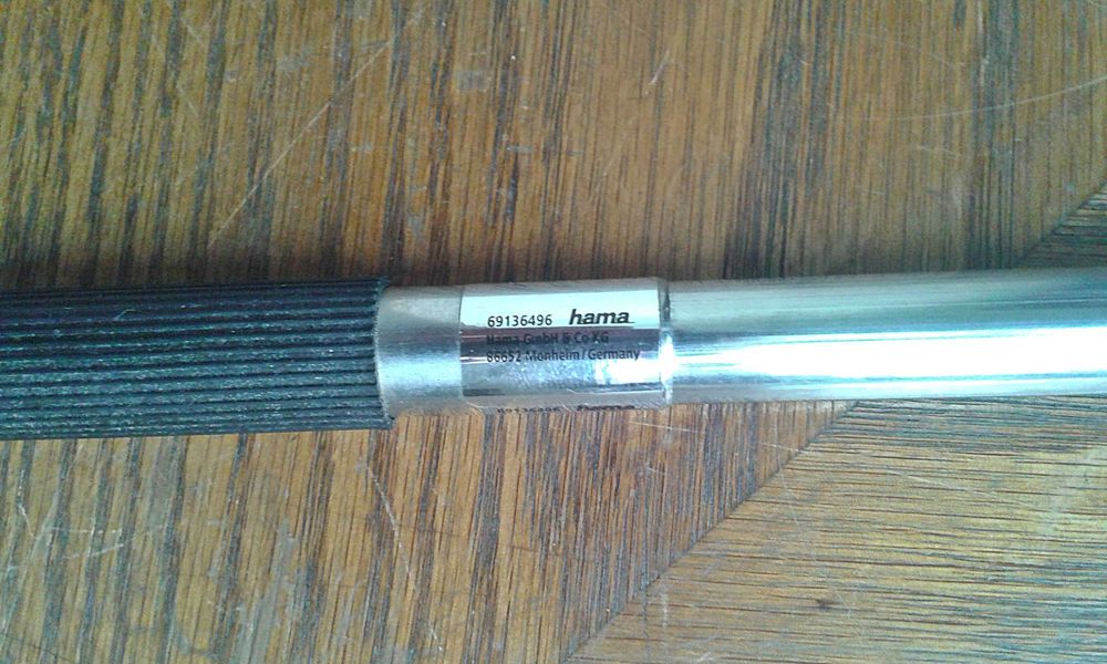 Selfie Stick Bastão extensível alumínio. Fotos telemóvel. Fabr Alemão