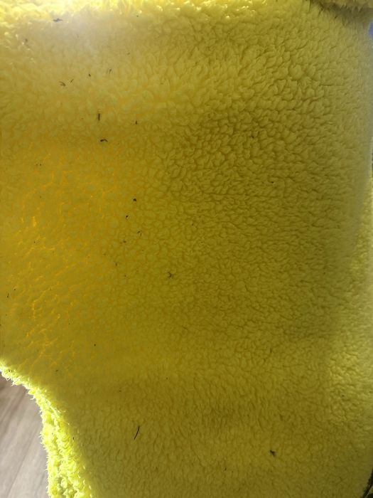 Ocieplacz szlafrok żółty gruby XS-S