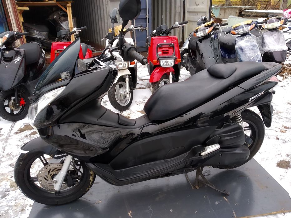 Honda Dio 18 green мопед с контейнера купити скутер недорого