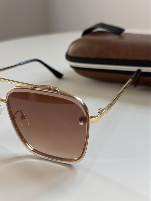 Okulary Dita mach six grand  cartier versace brazowe bez logo