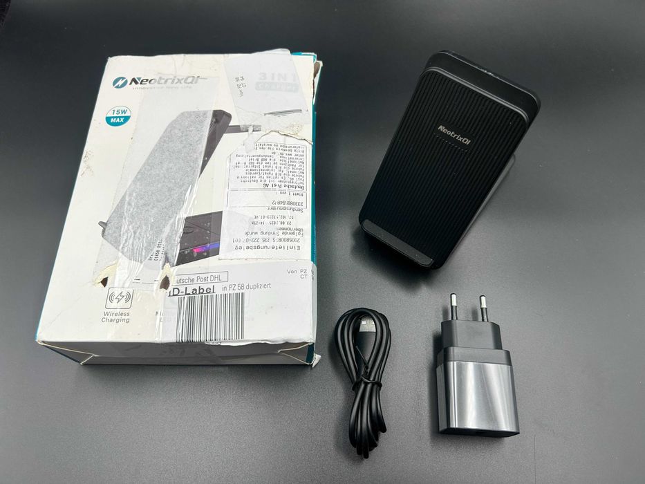 Ładowarka 3w1 Do Samsung Galaxy Z Flip / Z Fold + Watch + Buds RGB 18W