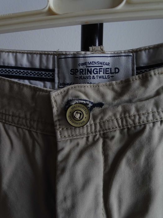 Calções chino beje Springfield
