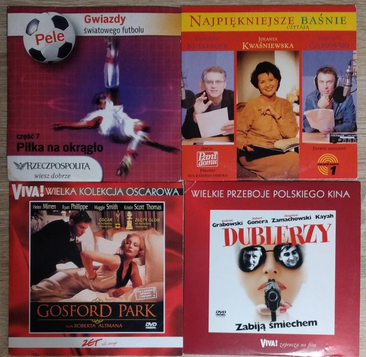 Filmy CD płyty 19 sztuk