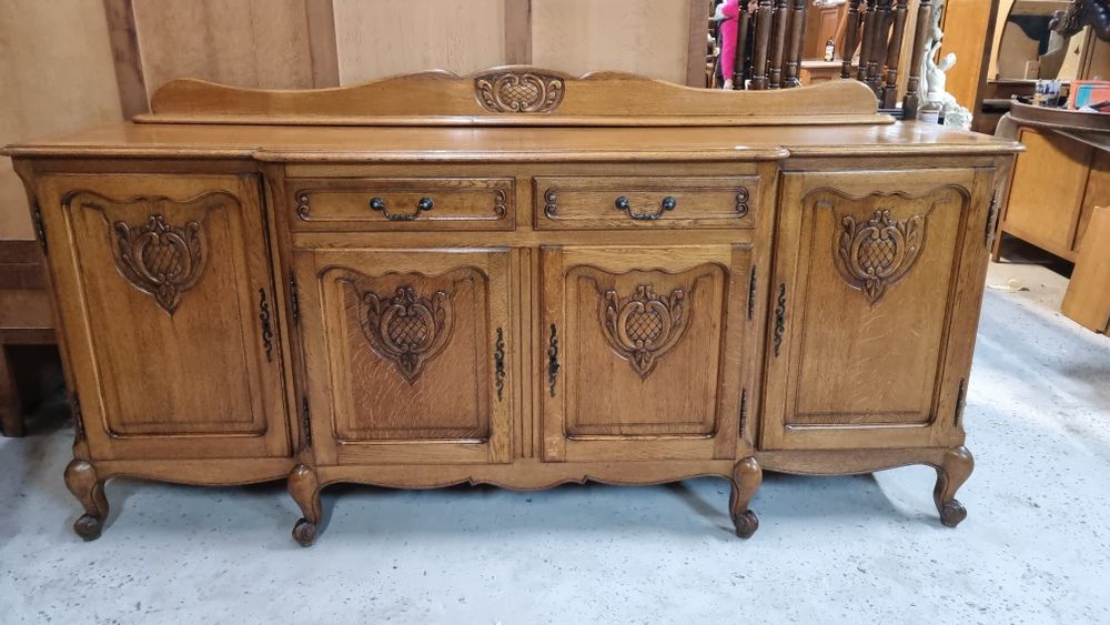 Komoda i witrynka ludwikowska zestaw ludwik