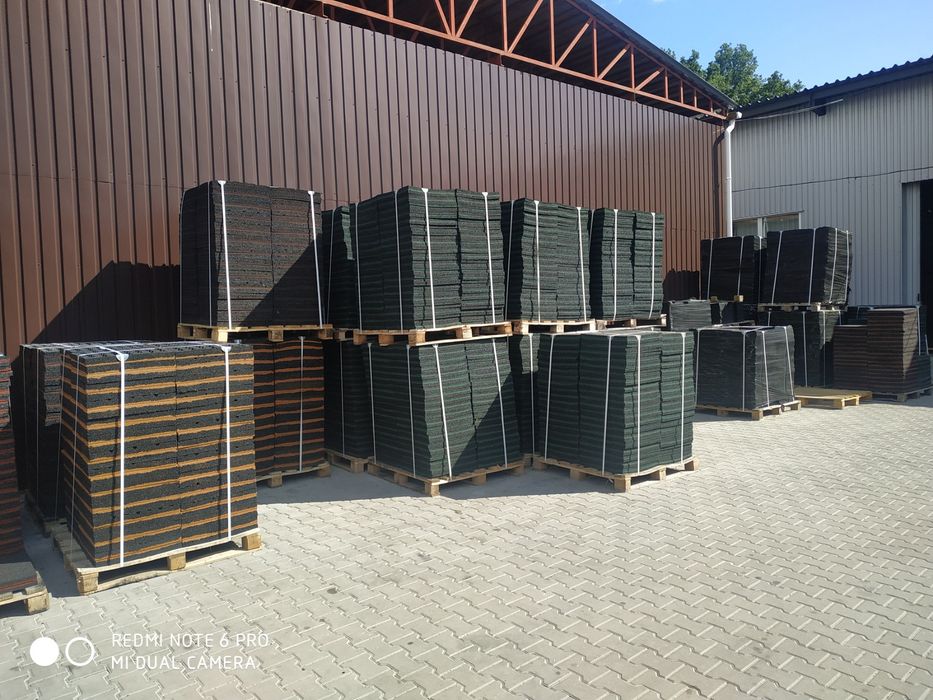 Резиновая плитка 500×500 мм, 20–50 мм | Киев | производитель