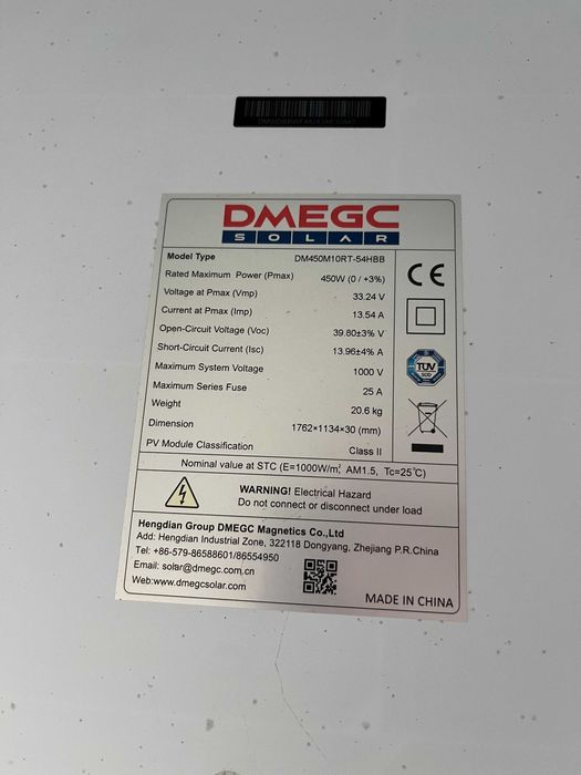 Conjunto fotovoltaico