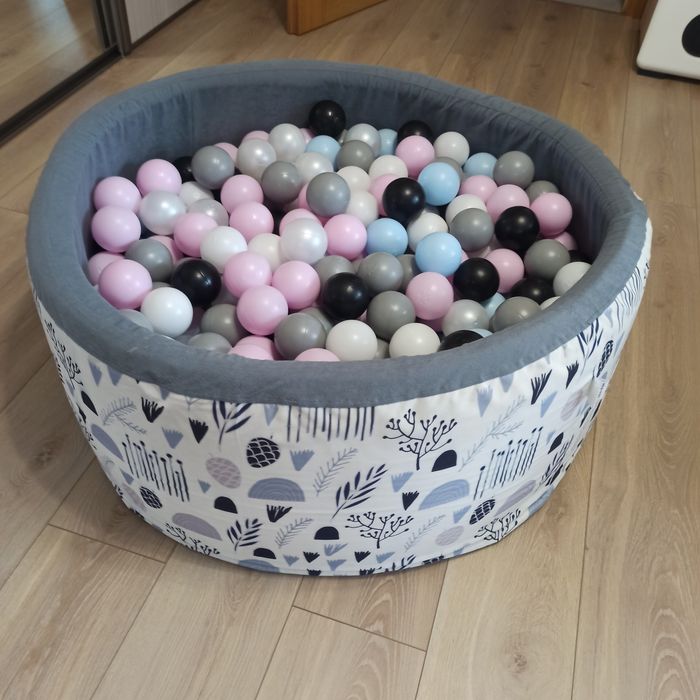 Suchy Basen z Kulkami 90x40 600 piłek kojec - z piłeczkami WELLOX