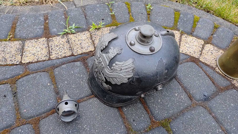 hełm pruski pickelhaube model 1915 orzeł