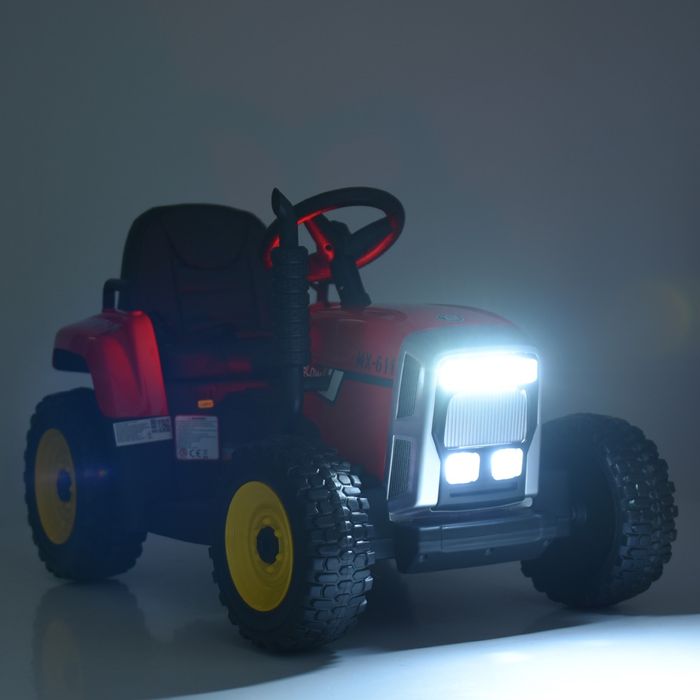 Трактор с прицепом детский электромобиль с пультом управления