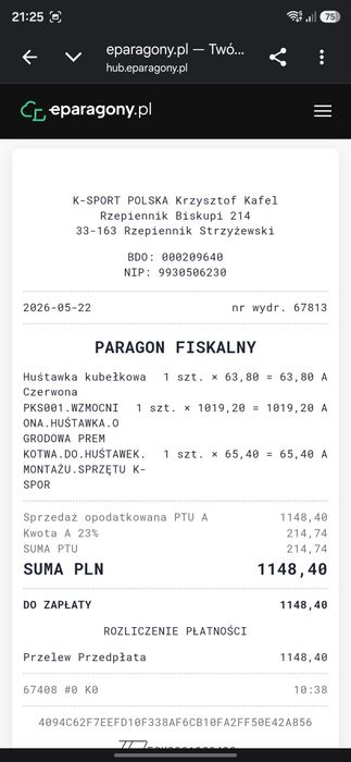 Huśtawka K Sport