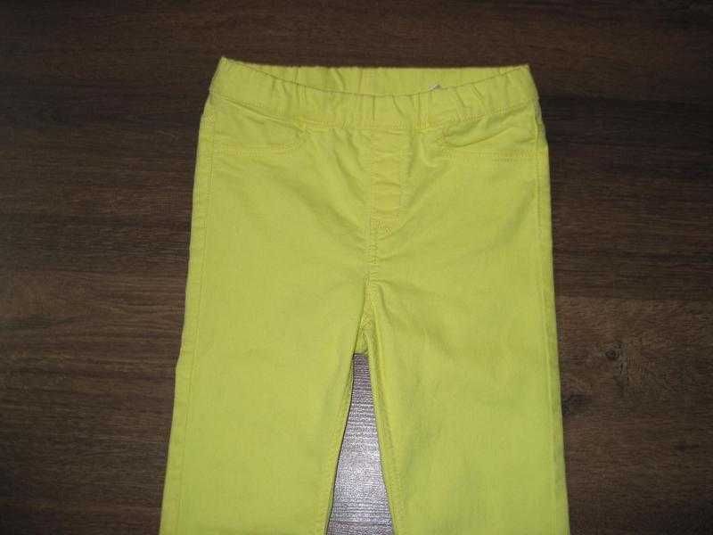 Яркие лосины, скини, джегинсы H&M на девочку