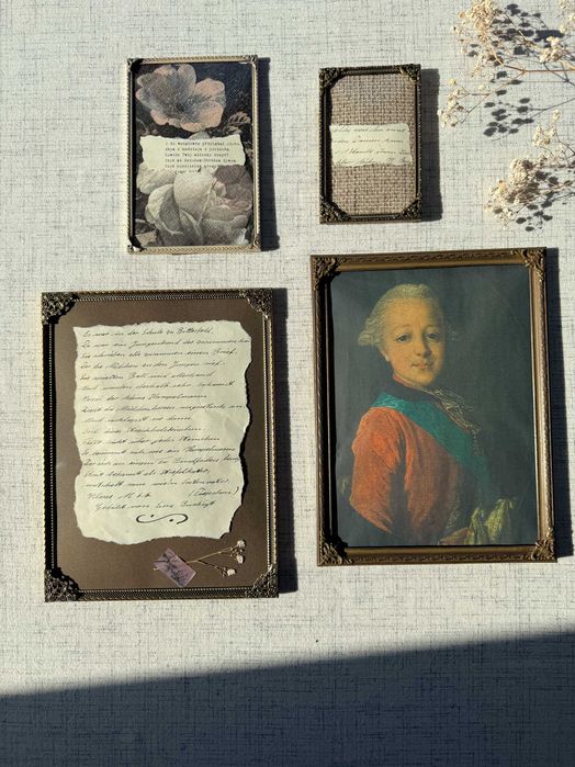 Ramka metalowa. Zestaw. Ramki na Zdjęcia. Obrazki. Kolekcja vintage 8