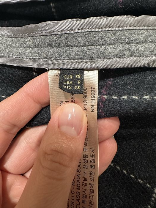 Шерстяна косуха Massimo Dutti 38р