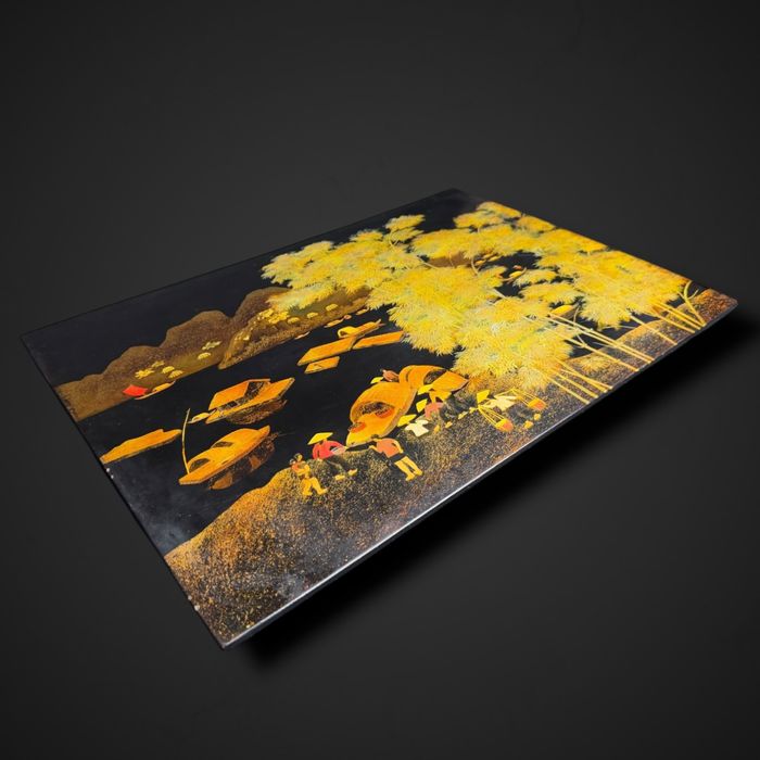 Azjatycki obrazek z laki do powieszenia B5/020118