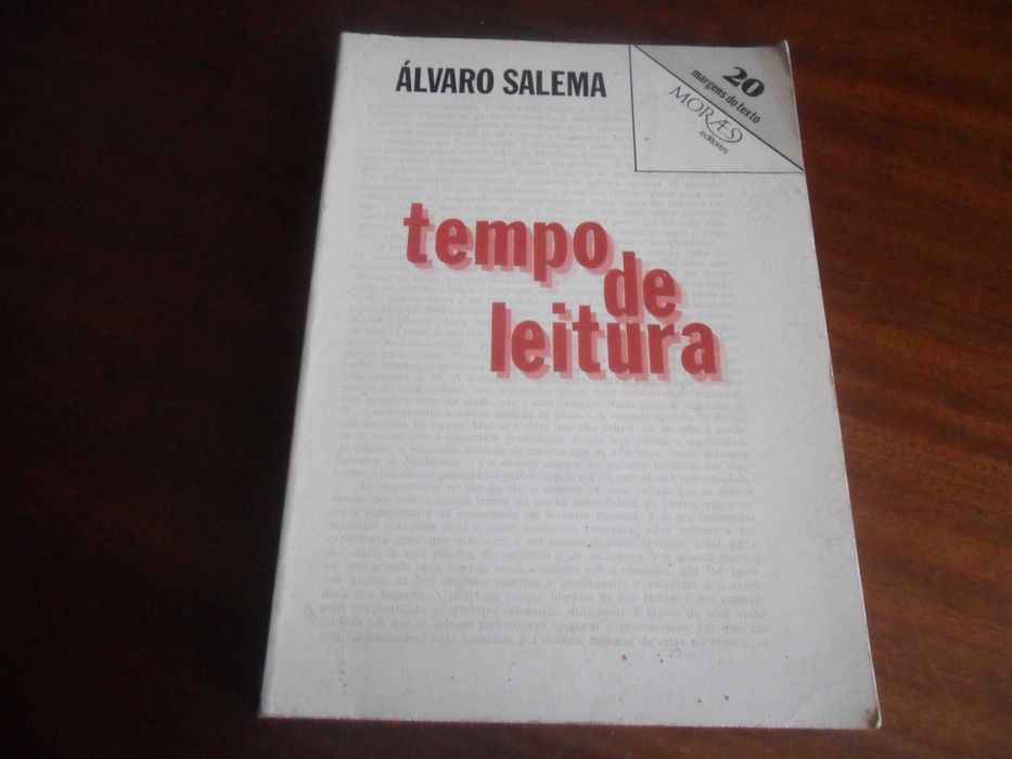 "Reading Time" by Álvaro Salema – First Edition, 1982