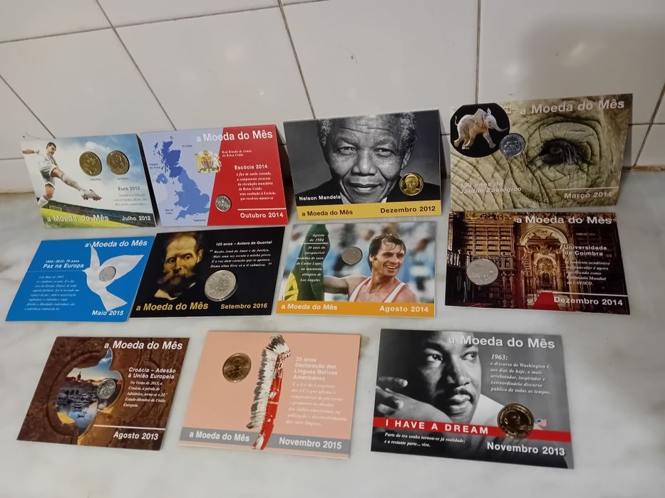 Conjunto de 11 Moedas Colecção Moeda do Mês