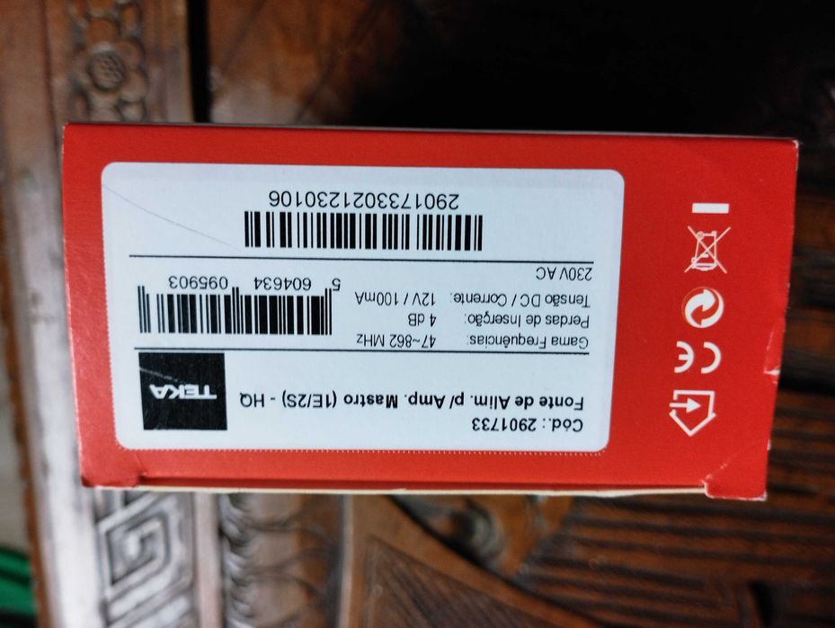 Fonte alimentação antena teka