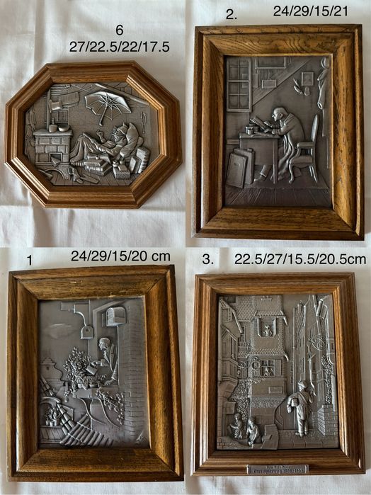 Вінтажні оловʼяні картинки