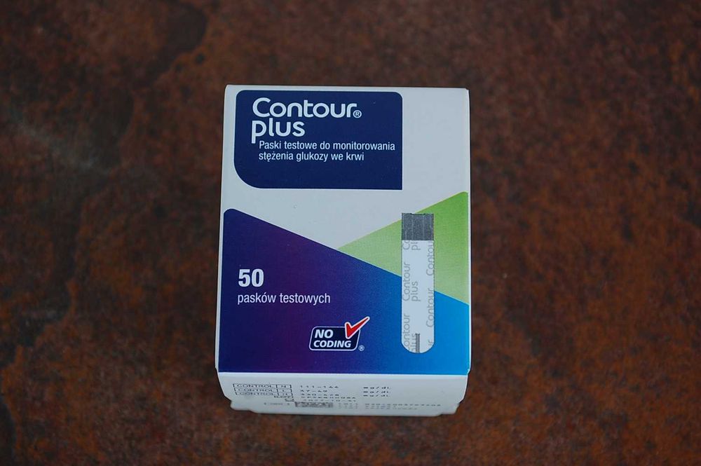 Glukomentr Contour plus Elite  + Paski Nie używany