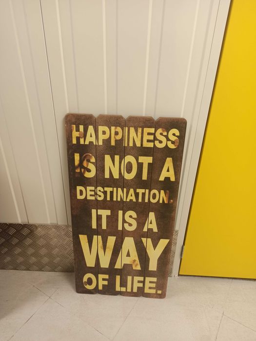 Decorative plaque "happiness"