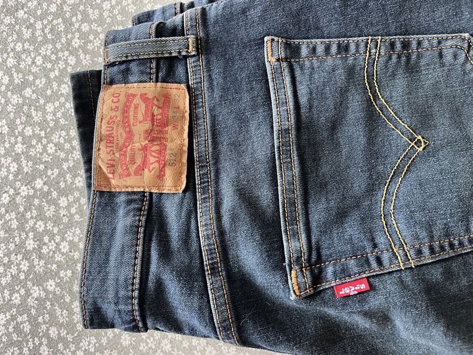 Spodnie jeansy dżinsy levis levi’s 512 w34 l32