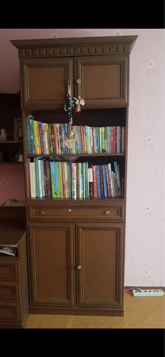 Книжковий шкаф з модульної системи