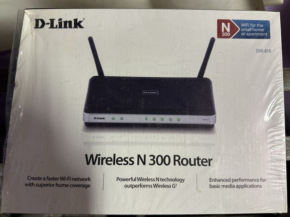 Роутер D-Link DIR-615 + новий блочок живлення + Ethernet-кабель