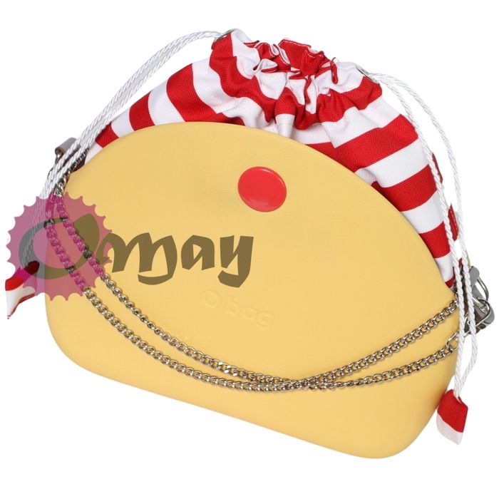 organizer OBAG MOON LIGHT worek pasy czerwone 2 kieszenie komin OMAY