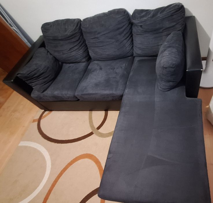 Sofá 3 lugares chaise longue