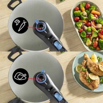 GOTUJ SZYBCIEJ-Nowy Szybkowar TEFAL Secure Trendy Pressure 6L INDUKCJA