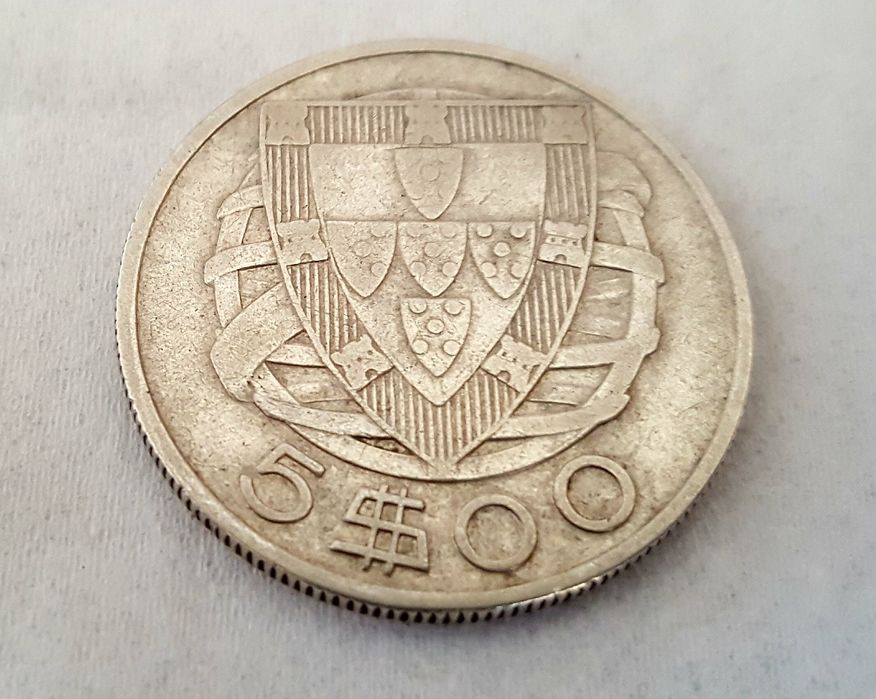 Moedas 5 escudos 1932 rara