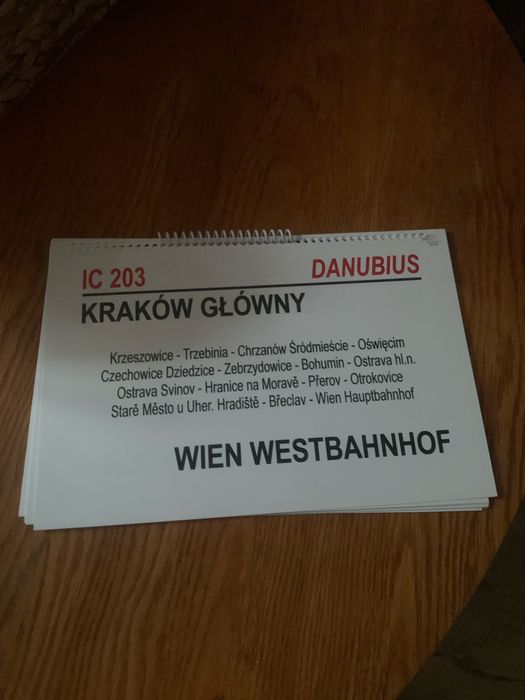 9 tablic relacyjnych do stacji wien westbanhof