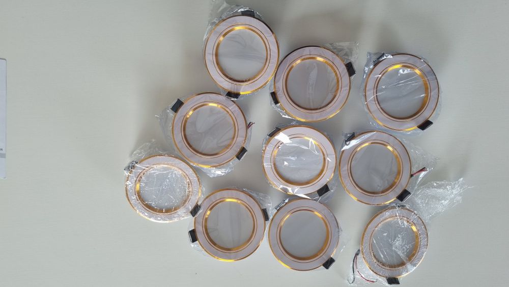 Conjunto de 10 holofotes luzes LED