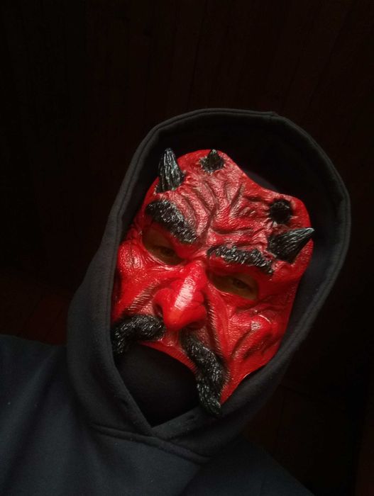 Маска латексна чорт - козак характерник та інші. Вертеп Маланка