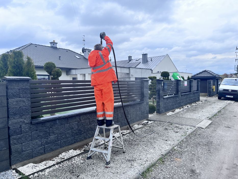 Profesjonalne Mycie Ciśnieniowe Kostka,Elwacja,Dach 100 °C