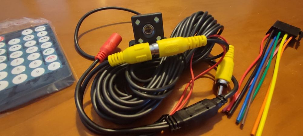 Ecrã de automóvel tátil com câmara traseira novo