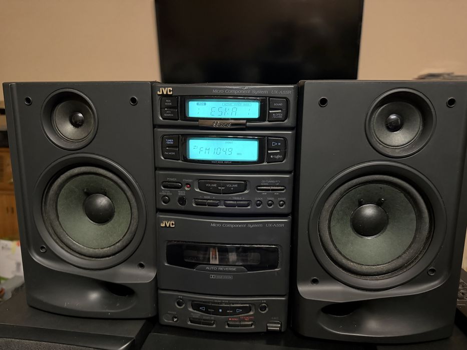 Wieza jvc ux-a55r z pilotem