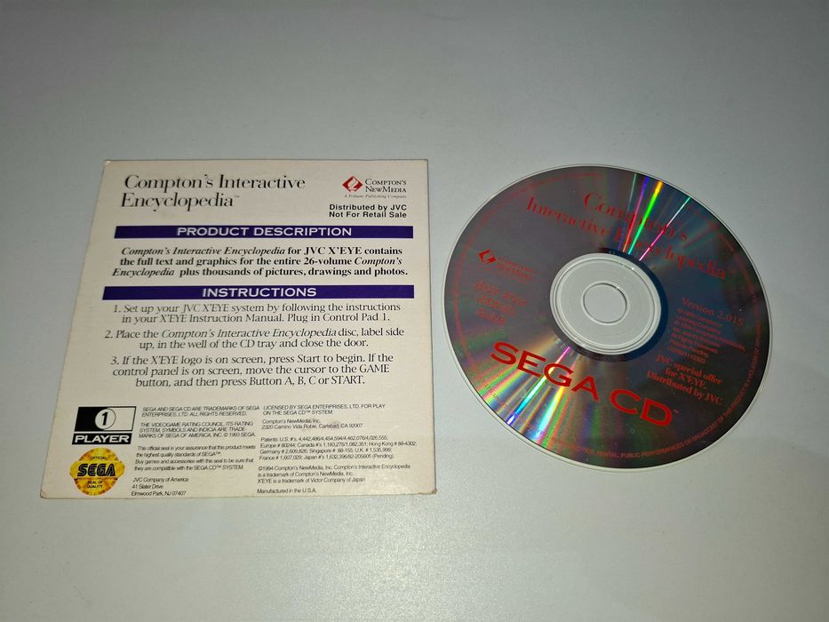 Compton's Interactive Encyclopedia [NTSC-U] Sega CD