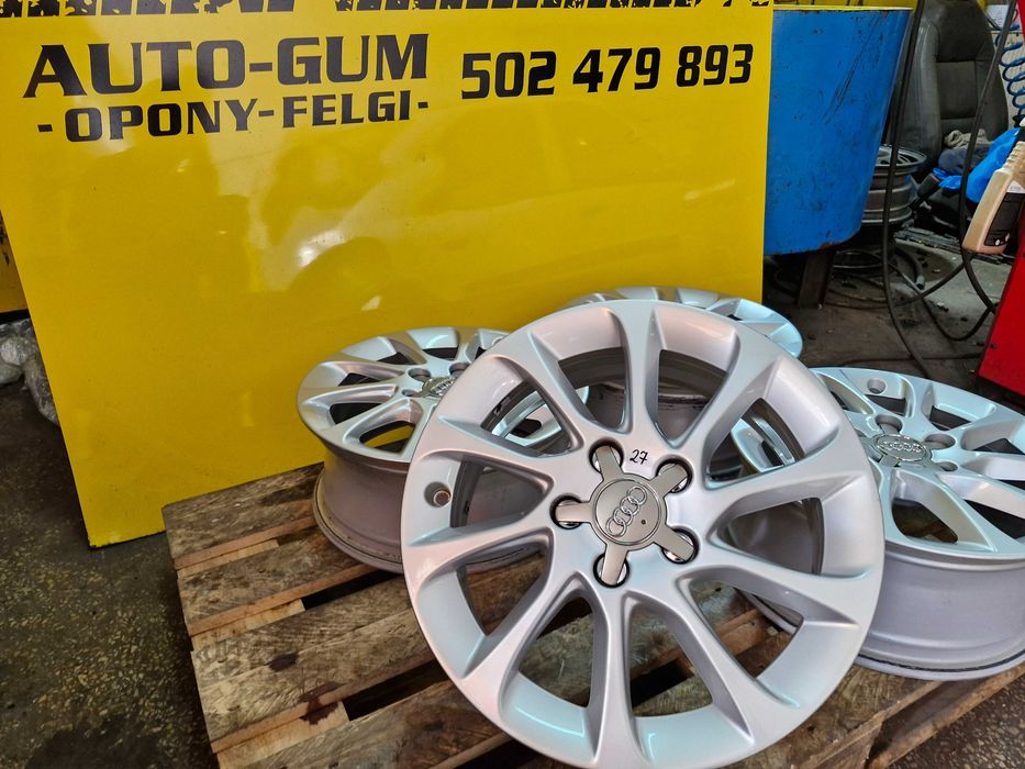 Alufelgi 5x112 16 Audi A3 Q2 A4 A6 OE 6.5" x 16" ET46 VW Seat Skoda