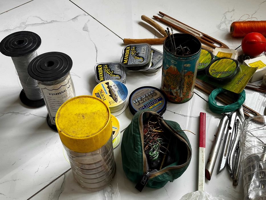 Zestaw akcesoriów wędkarskich