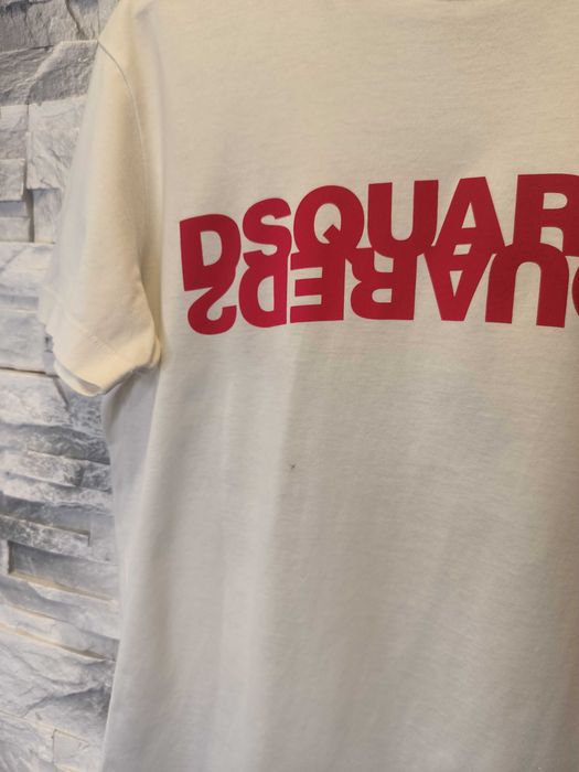 Koszulka Dsquared2 DSQ2 T-Shirt Biała Logo S