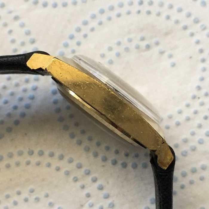 Damski zegarek Borel Cocktail 20 mikronów złocenia Swiss