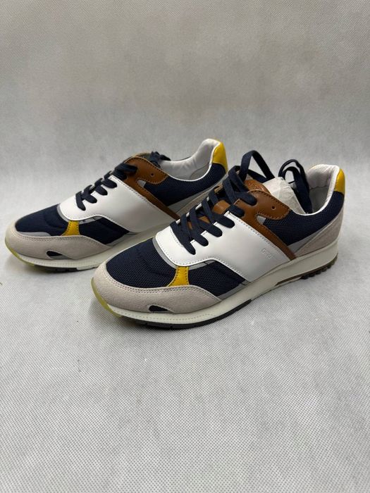 Gino Rossi Torino-01 Sneakersy Męskie Granatowe Rozmiar 43